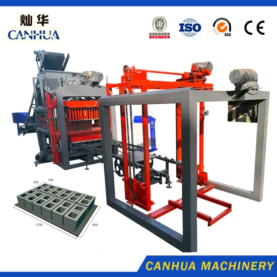 Qt4-25 Fully Automatic Concrete Hollow Block Moulding Making Machine in Brazil