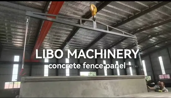 Prefabricated Concrete Fence Panel Machine Civil Wall Mold Production Line