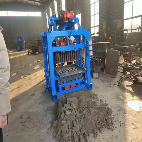 4-15 Automatic Machines to Make Cement Block Concrete Hollow Brick Making Machine in Haiti