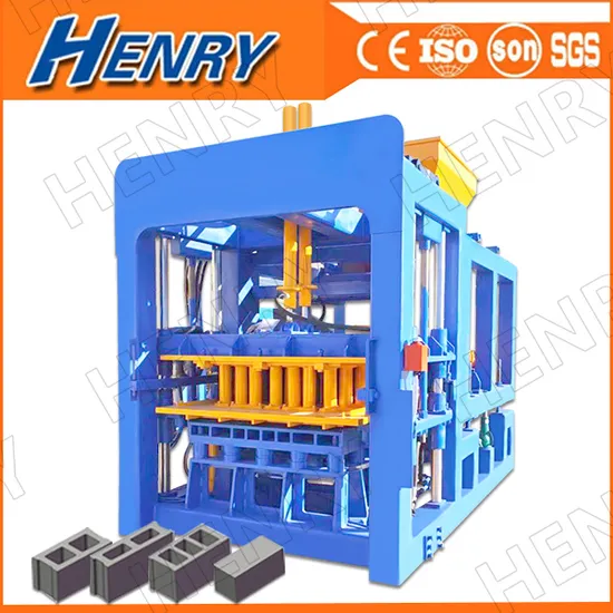 Qt 10-15 Full Automatic Concrete Interlocking Hollow Color Paver Block Making Plant
