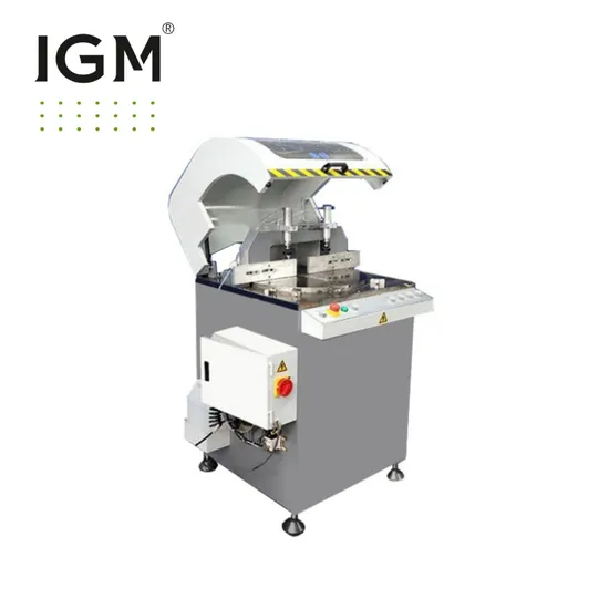 Aluminium Window Door Making Manufacturer 500mm Aluminum Profile Single Head Cutting Saw