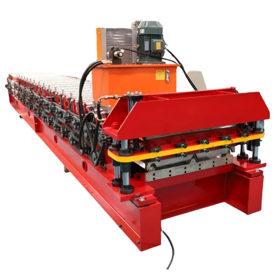 Hot Sale Metal Roof Tile Iron Sheet Double Layers Roll Forming Machine