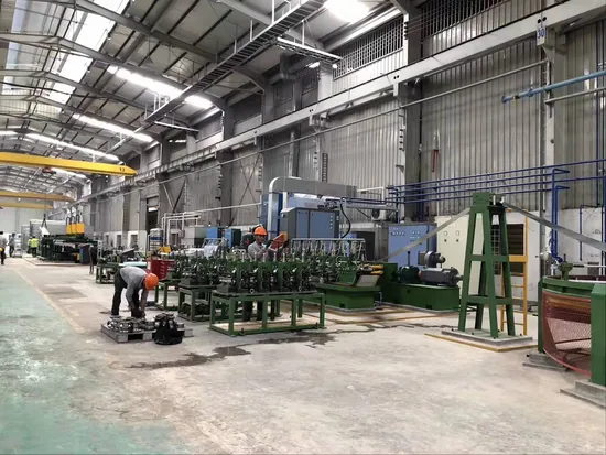HIgh Speed Carbon Steel Seam Welded Tube Mill With Quick Roll Change System