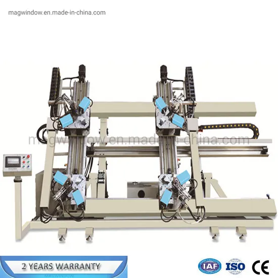 Aluminum Doors and Windows Four Head Corner Crimping Machine