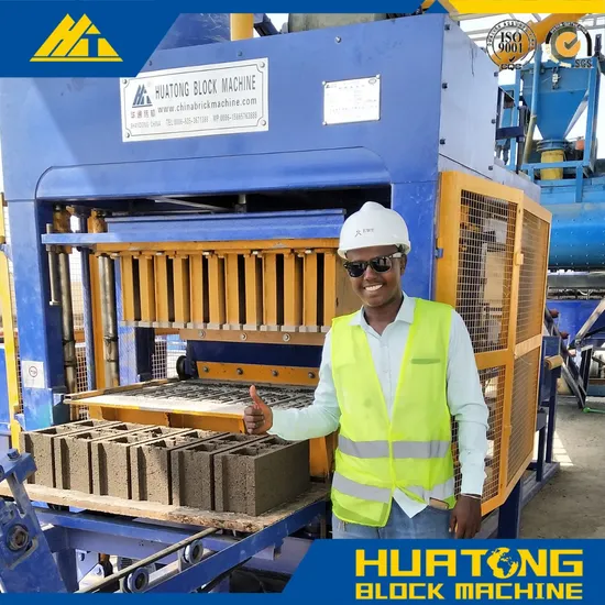 Qt5-15automatic Block Making Machine Cement Block Machine Manufacturer
