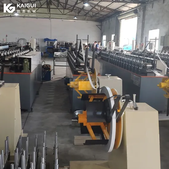 Ceiling T Grid Machinery Real Factory Tianjin Kaigui