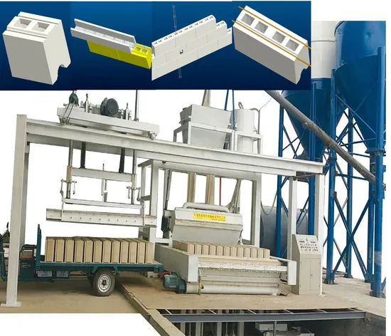 Gypsum Hollow Block Making Machine Brick Moulding Automatic Concrete Block Brick