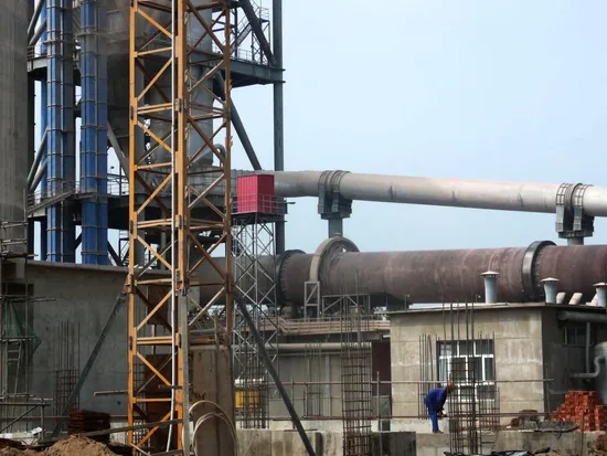 500 Tons Per Day Cement Rotary Kiln Production Line