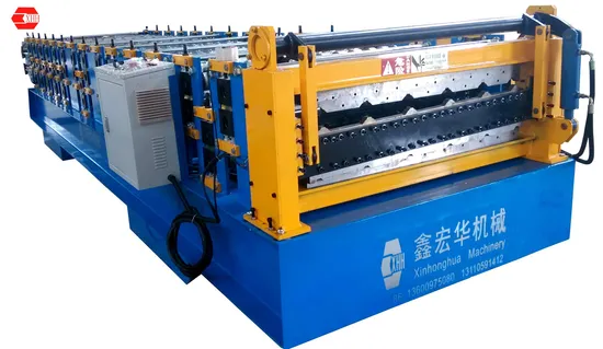 Double Layer Colored Roof Sheet Roll Forming Machine