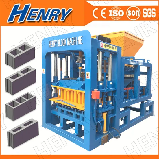 Qt4-18 Concrete Fully Automatic High Pressure Control Box Hollow Blocks 6inches and 9 Inches Block Making Machine Production Line in Tanzania