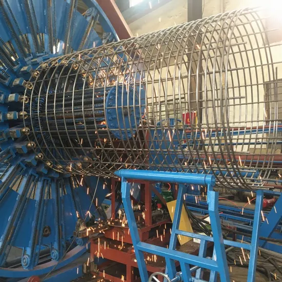 Reinforced Bar Cage Welder Dry Cast Reinforced Concrete Pipes Making Machine