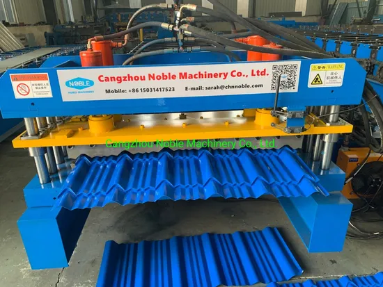 Single Sink Zinc Steel Profile Sheet Metal Roofing Sheets Tile Roll Forming Making Machine
