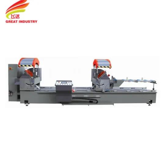 Aluminum Windows and Doors Production Line CNC Aluminum Cutting Machine Double Head