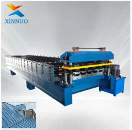 Xinnuo Ibr Iron Sheet Tile Roof Panel Making Roll Forming Machine Metal Roofing Sheets Machinery
