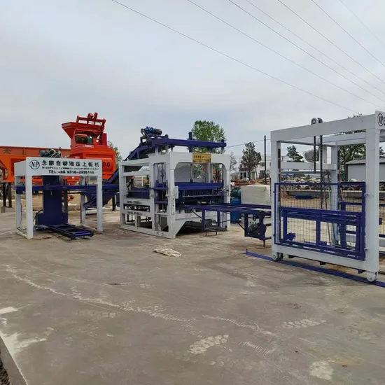 Fly Ash Concrete Cement Automatic Brick Making Machine From China Supplier