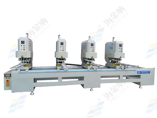 Four Heads Double Side Seamless Plastic PVC Welding Machine - a Must-Have for UPVC Window Producers