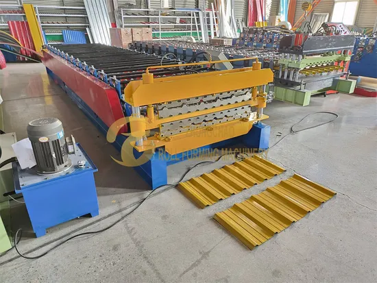 Double Layer Corrugated Roofing Sheet Roll Forming Machine