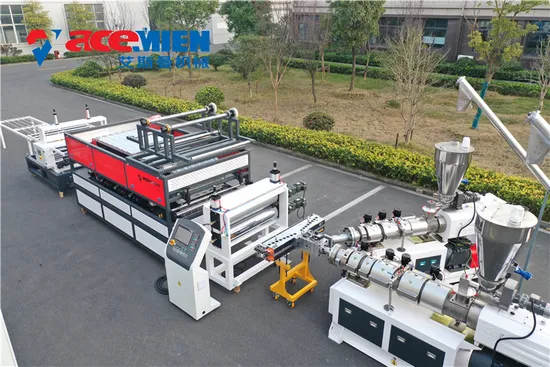 Acemien Plasstic Extrusion machinery for PVC Glazed or Corrugated Roofing Sheet Making Machine