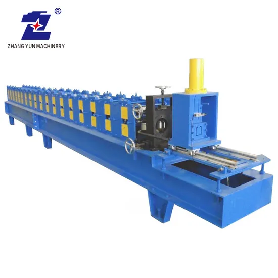Galvanized Metal Sheet CZ Section Purlin Cold Roll Forming Machine with PLC Control