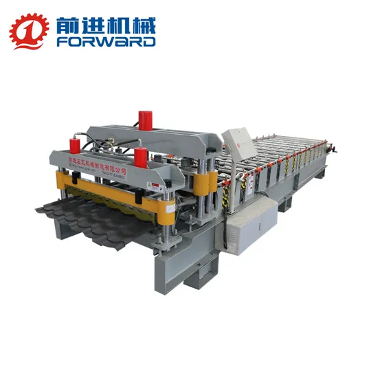 Azerbaijan PPGI Metal Roof Tile Roll Forming Machine