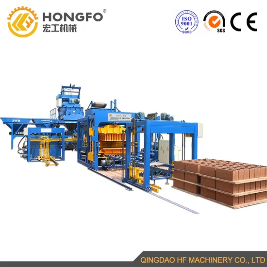 Qt10-15 Block Ice Machine Automatico Automatic Cement Concret Brick Js750q Mixer in Chile