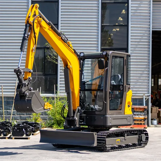 3.5 Ton 3 Ton Hydraulic Long Boom Mini Crawler Wheel Second Hand Household Farm Construction Greenhouse Towable Small Size Garden Micro Electric Excavator