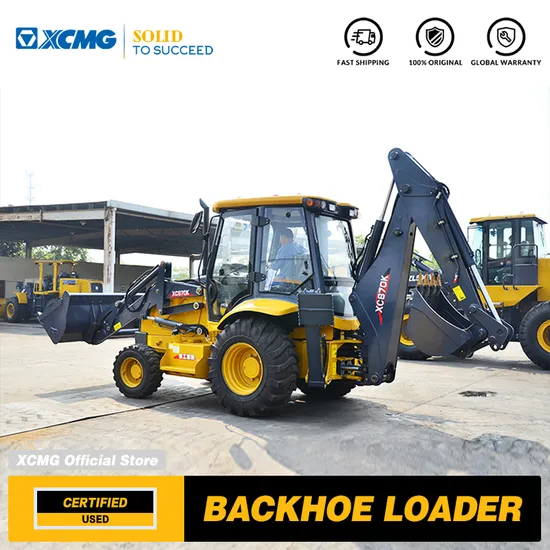 XCMG Official Xc870K Multifunction Mini Small Articulated Wheel Excavator Backhoe Loader with 0.3 Cbm Bucket Capacity Price for Sale