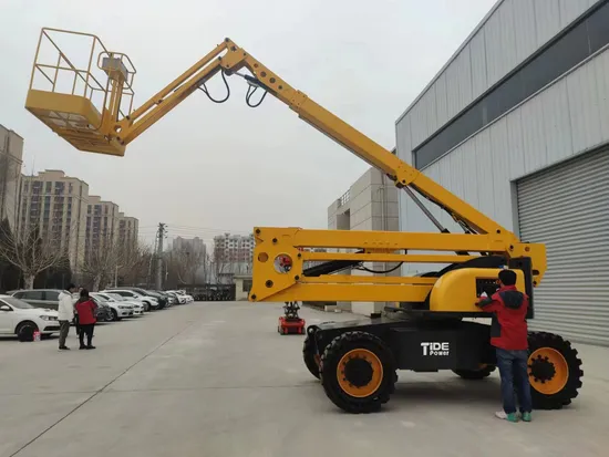 High Quality Electric 14m 16m 18m 20m Articulated Boom Lift Crank Lifting Platform