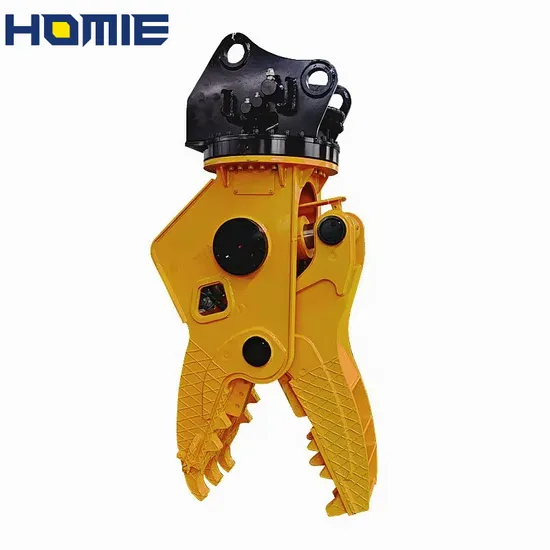 High Quality Engineering Construction Crusher Rotating Type Hydraulic Pulverizer for Excavator