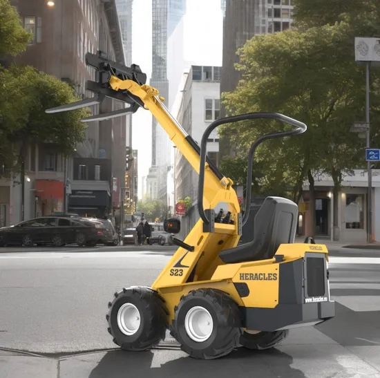 Heracles 500kg 700 Kg 1 Ton Skid Steer Loader Compact Skid Steer Loader for Sale Chinese Skid Steer Loader Manufacturer