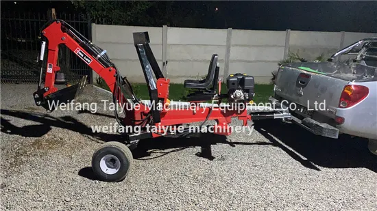 Gasoline Engine Portable Backhoe, Mini Backhoe Digger with CE