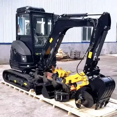 3.5 Ton Mini Excavator Digger 3 Ton Hydraulic Bagger Machine 2.5 Ton New Mini Household Crawler Excavator