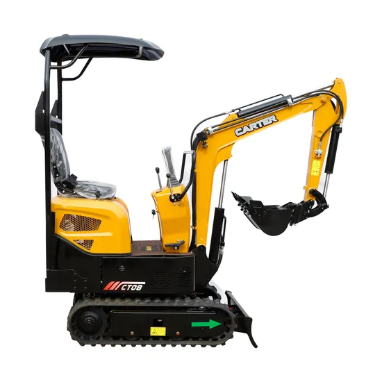 0.8t Mini Crawler Excavator by Carter: Colorful & Efficient Design