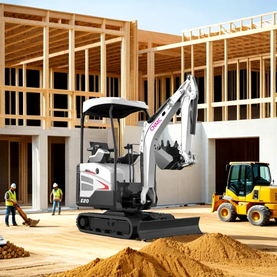 2025 New Designed No Tail Two Speed D902 Engine 1.8t 2t Mini Excavator Digger by Cnmc