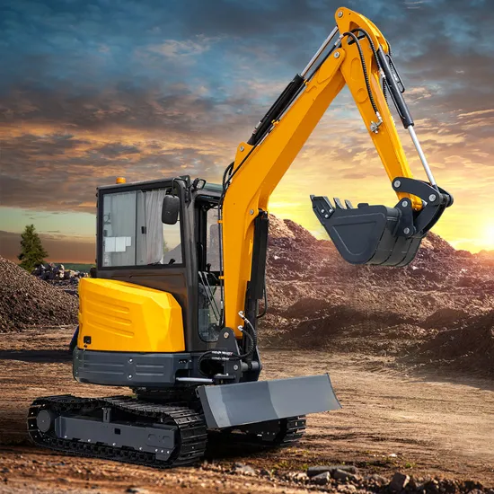 Diesel Engine Cheap Price Full Hydraulic Crawler Excavator Hightop Mini Digger