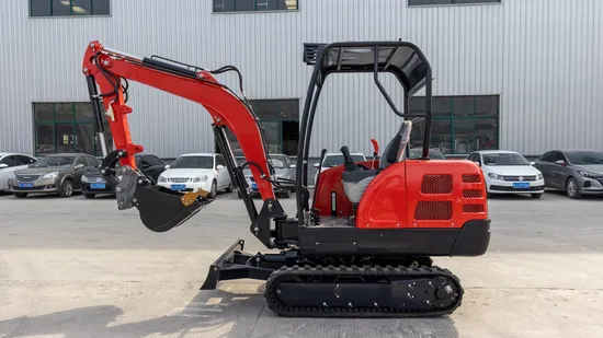 2.5 Ton Chinese Earth-Moving Machinery Excavator Backhoe Digger with Roof