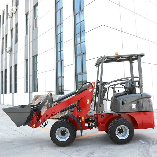Mini Electric Wheel Loader Compact Articulated Loader for Tight Spaces