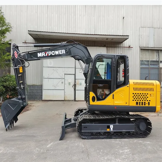 Chinese Manufacture Production of 8 Ton Hydraulic Mini Small Digger Excavators