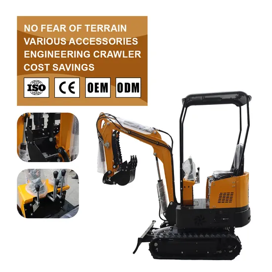 Hot Selling Mini Excavator 1.0 Ton Small Crawler Excavator