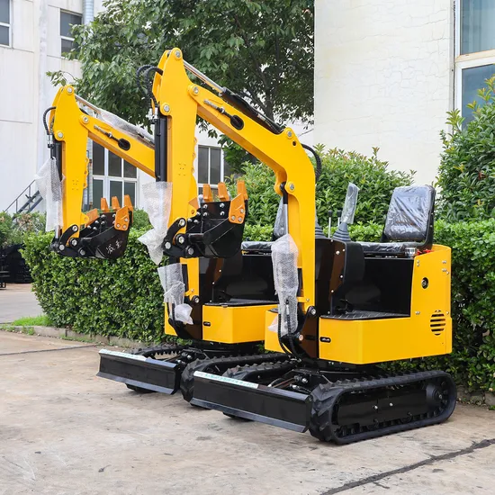 Small CE High Quality High Performance Mini Crawler Hydraulic Excavator Bucket Wheel 0.5 Ton 0.8 Ton