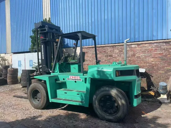 Second-Hand Mitsubishi 10ton 12t0n 25ton 30ton 50ton Fd100ton Fd120 Ton Forklift
