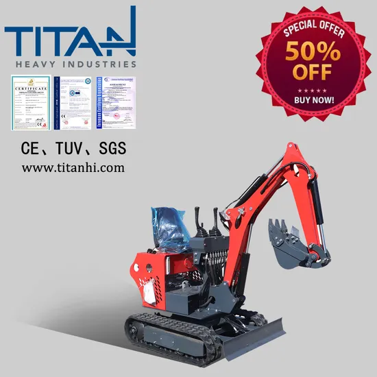 High Quality CE EPA/Euro V Engine Available Mini Digger 1 Ton 0.8 Tons Mini Excavator Prices Attachments Optional