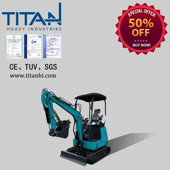 2 Ton 1.8 Ton Hydraulic Long Boom Mini Crawler Wheel Second Hand Household Farm Construction Greenhouse Towable Small Size Garden Micro Electric Excavator