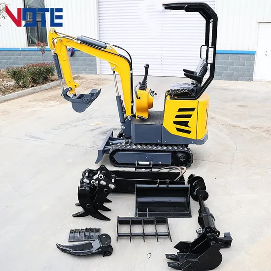 Free Shipping Cheap Mini Bagger 1 Ton Small Household Crawler Excavators Mini Digger Fast Delivery Multifunctional Escavadeira Factory Price
