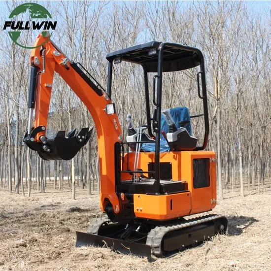 Crawler 2ton Mini Excavator with Free Roof Small Digger Machine for Sale