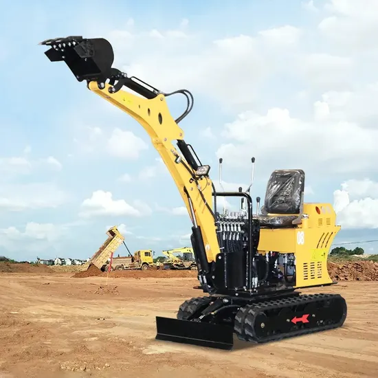 China Mini Excavator 0.8t Small Digger Excavator with Rubber Track
