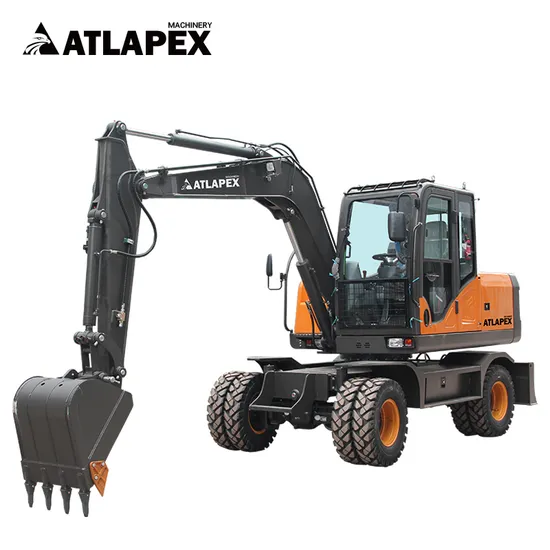 Cheap Price 2 Ton/3.5 Ton/15 Ton Wheel Excavator with Small Garden Digging Excavator