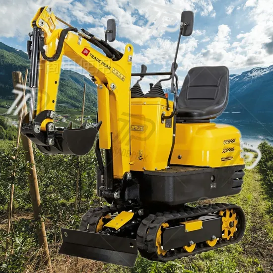 First-Class Quality 0.6 Ton Gaslion Engine Rubber Tracked Micro Excavators Small Excavator