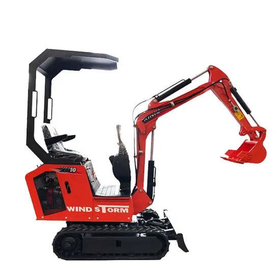 Compact Chinese Gasoline Mini Excavator - 1 Ton Crawler Digger