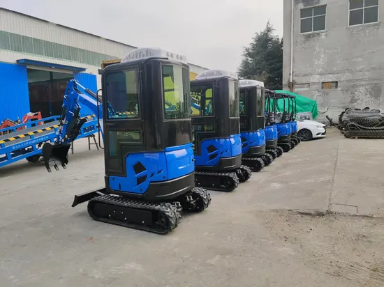 China Small Digger 1500kg Steel Crawler Excavator Mini Excavator